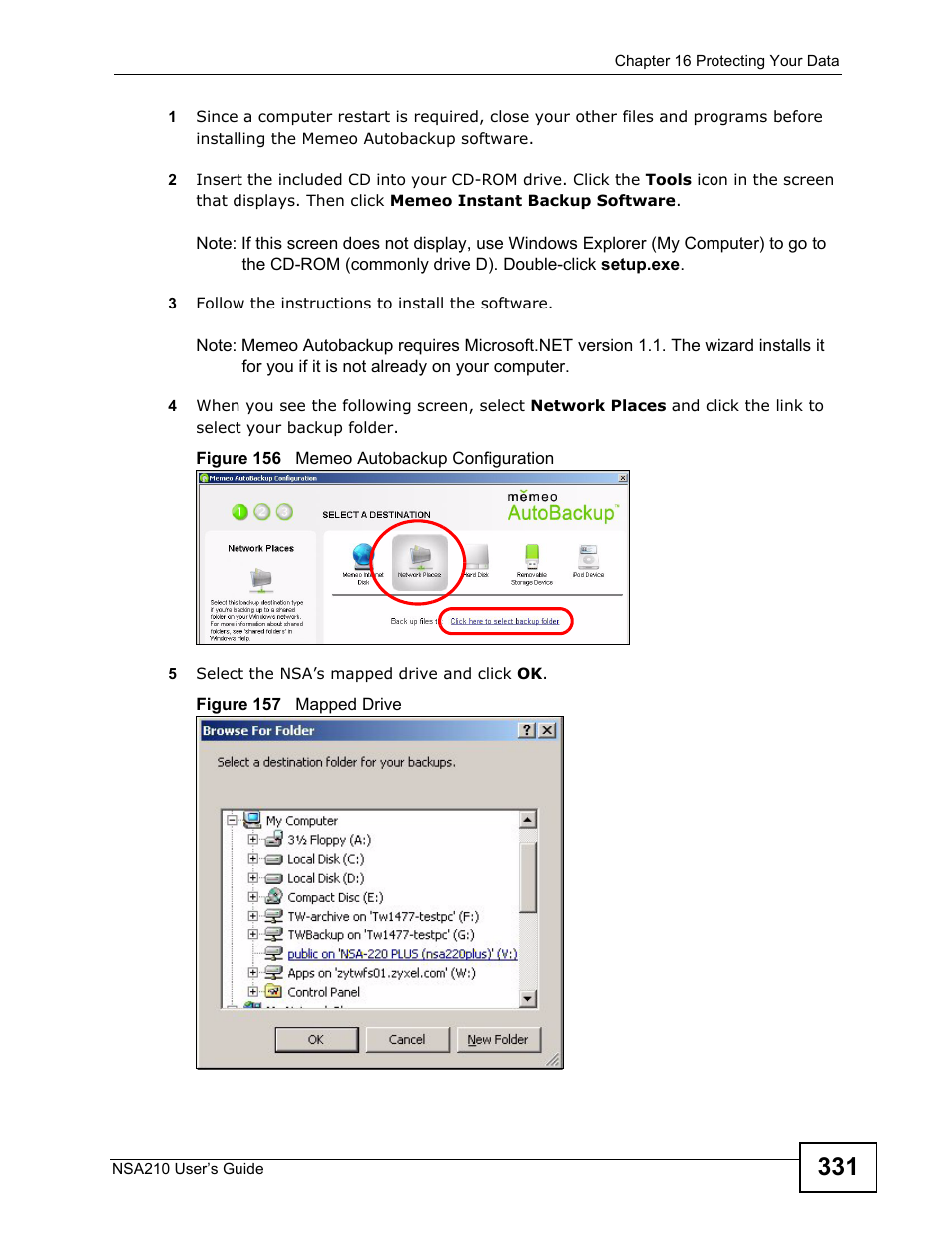 ZyXEL Communications NSA210 User Manual | Page 331 / 482