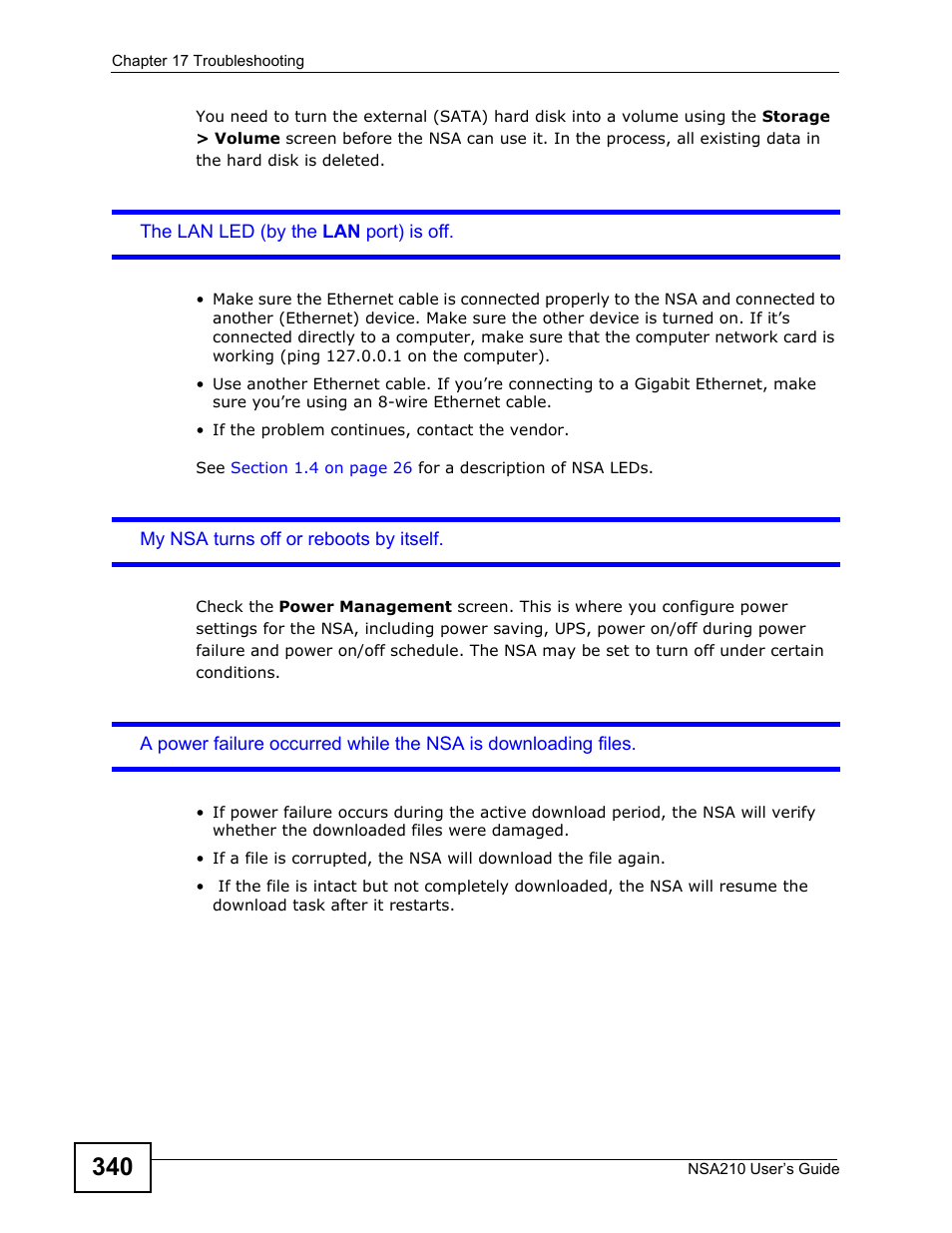 ZyXEL Communications NSA210 User Manual | Page 340 / 482