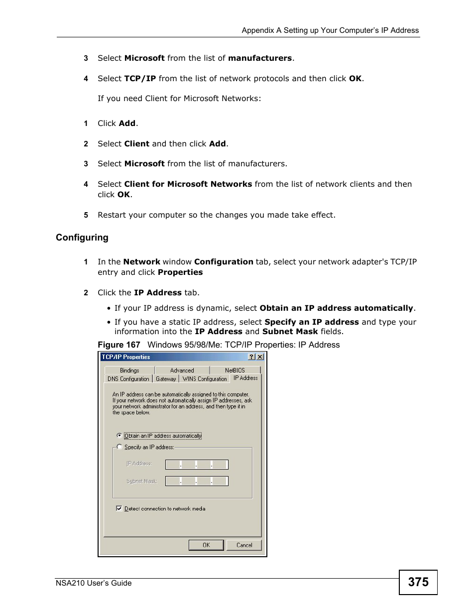 ZyXEL Communications NSA210 User Manual | Page 375 / 482