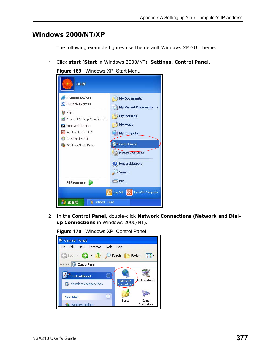 ZyXEL Communications NSA210 User Manual | Page 377 / 482