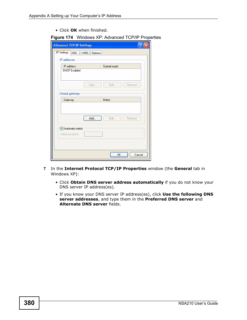 ZyXEL Communications NSA210 User Manual | Page 380 / 482