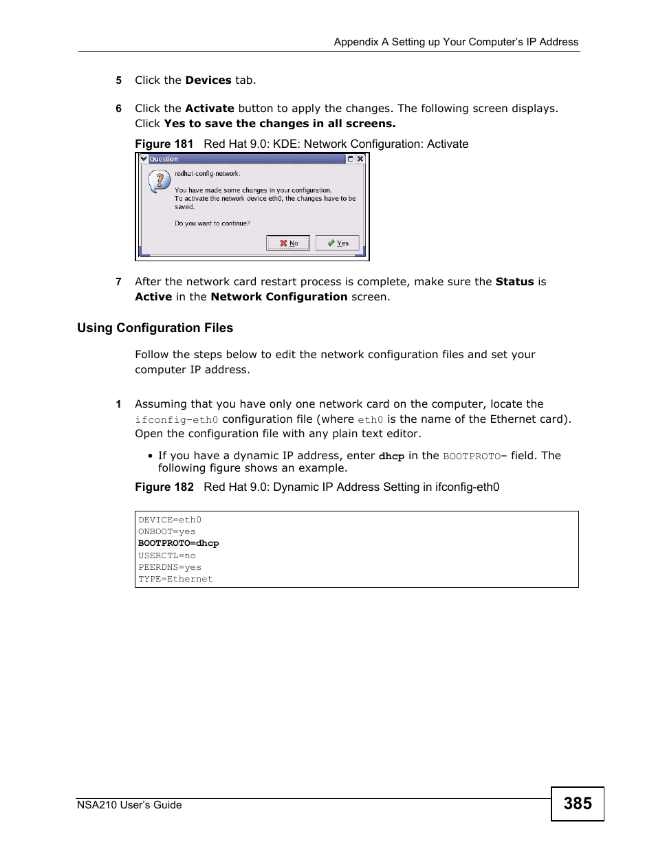 ZyXEL Communications NSA210 User Manual | Page 385 / 482