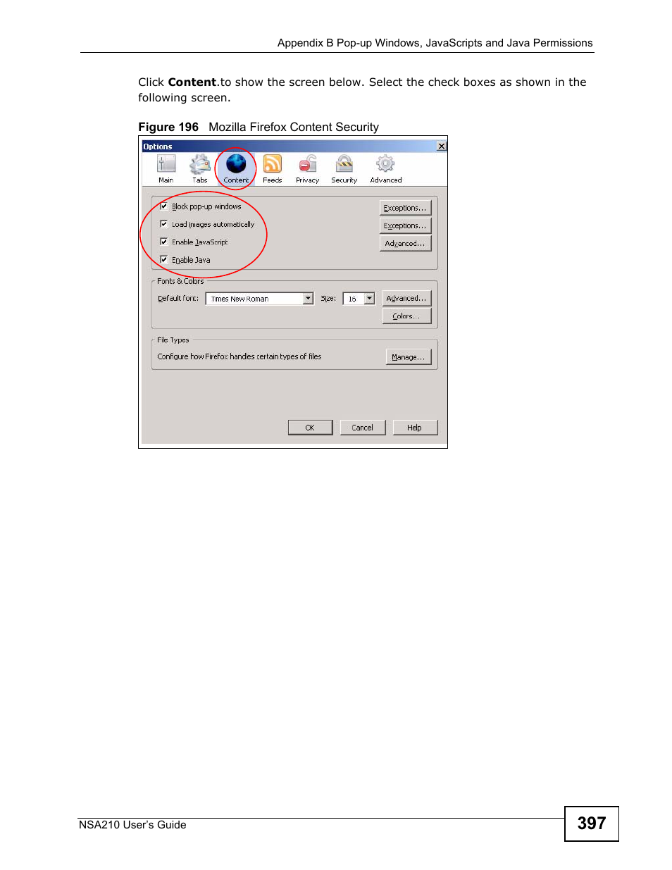 ZyXEL Communications NSA210 User Manual | Page 397 / 482