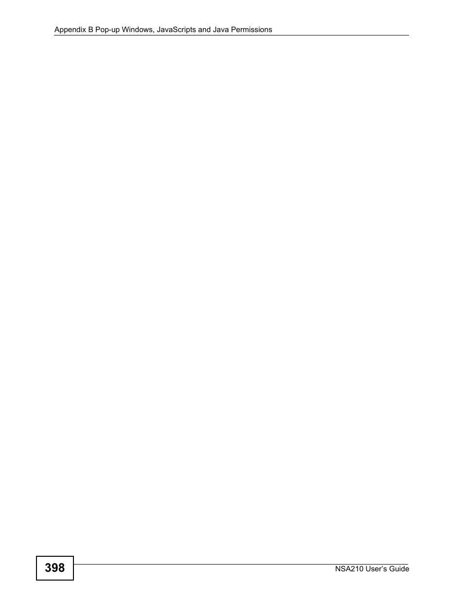 ZyXEL Communications NSA210 User Manual | Page 398 / 482