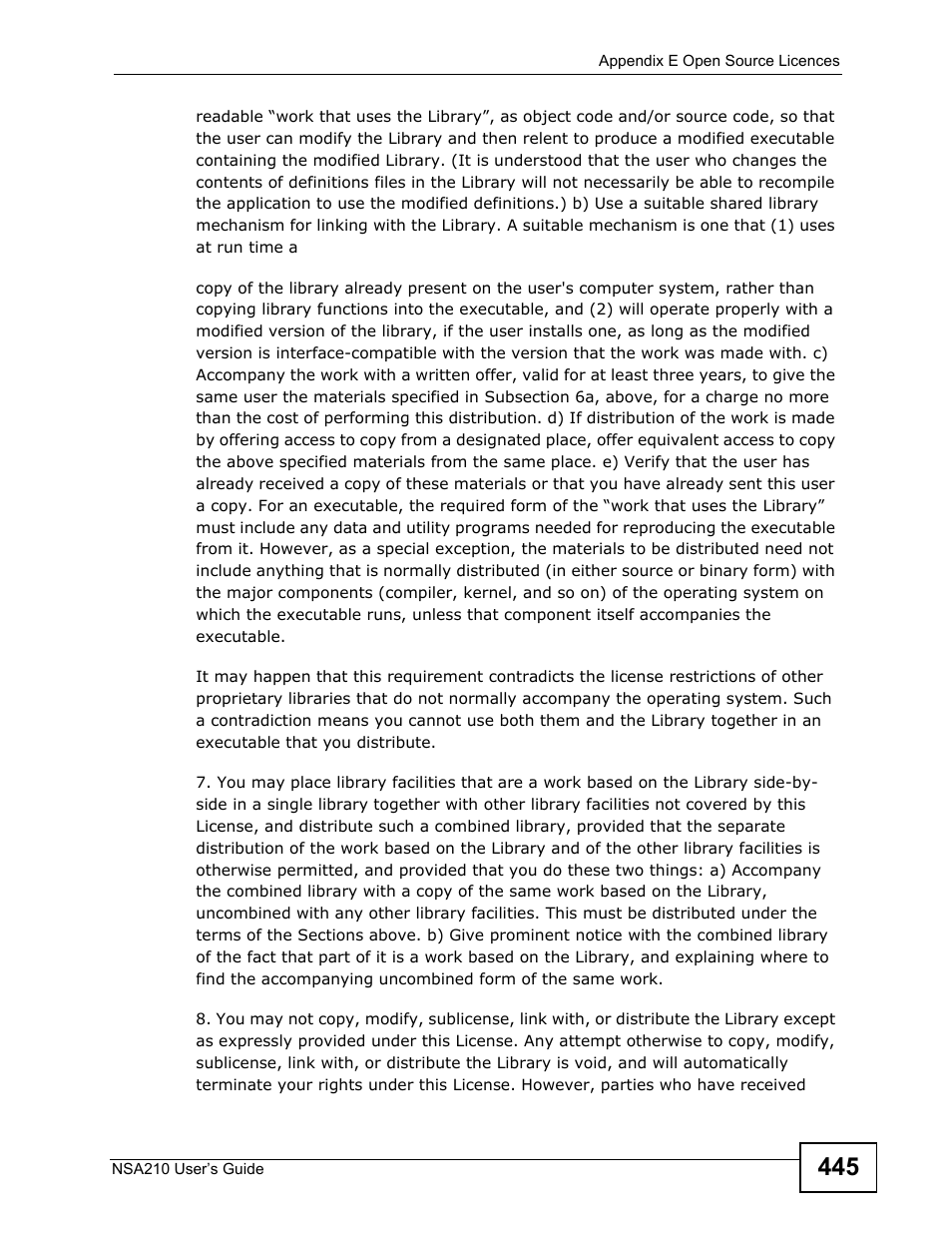 ZyXEL Communications NSA210 User Manual | Page 445 / 482