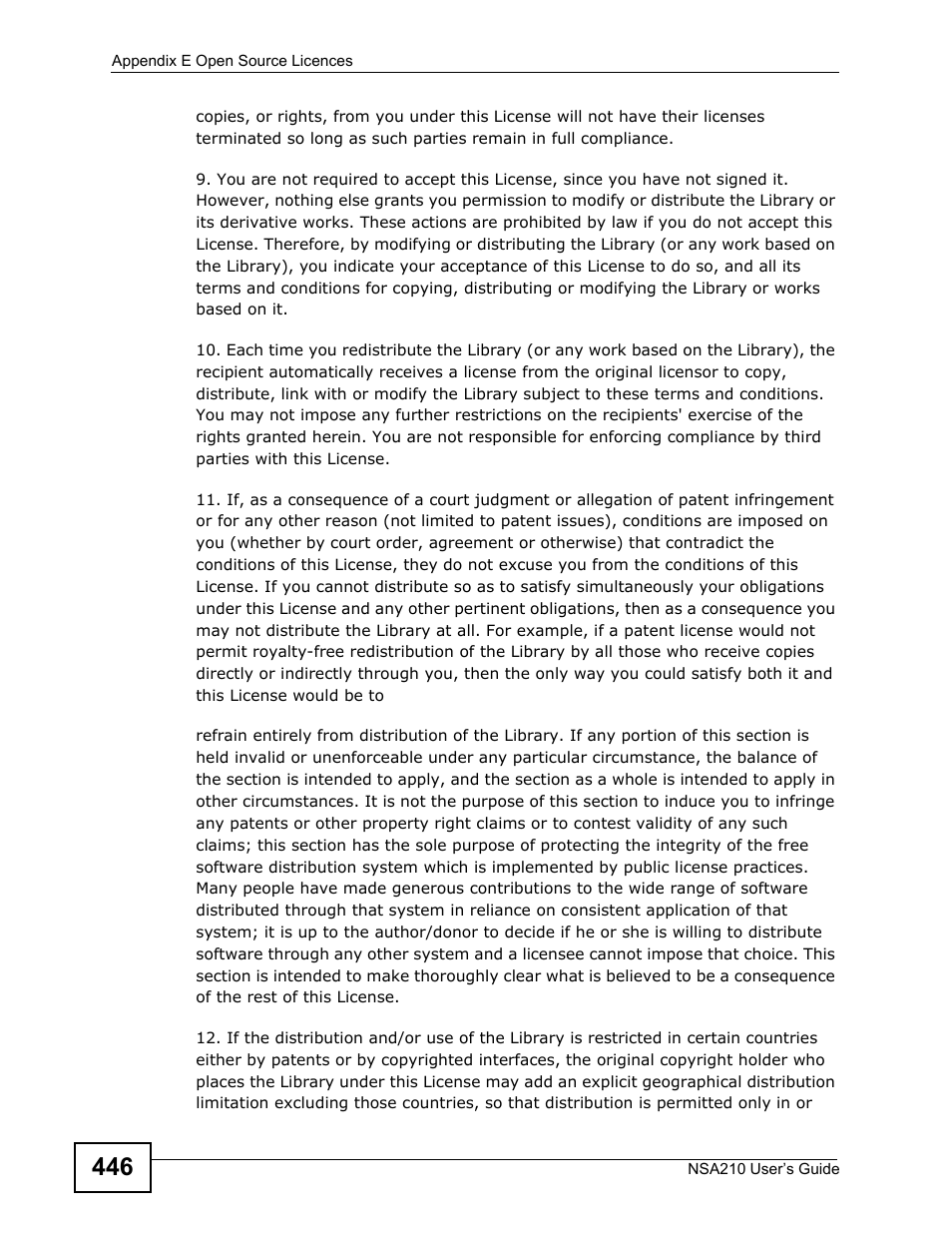 ZyXEL Communications NSA210 User Manual | Page 446 / 482