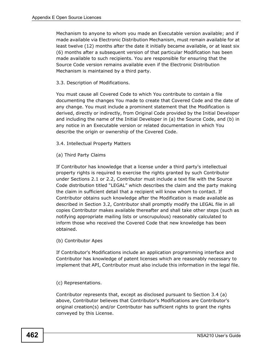ZyXEL Communications NSA210 User Manual | Page 462 / 482