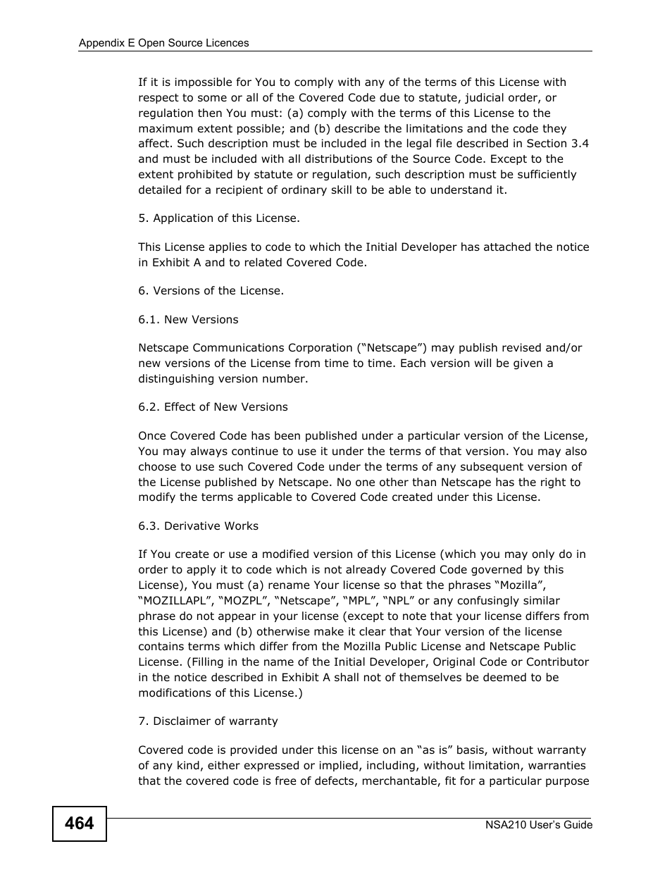 ZyXEL Communications NSA210 User Manual | Page 464 / 482