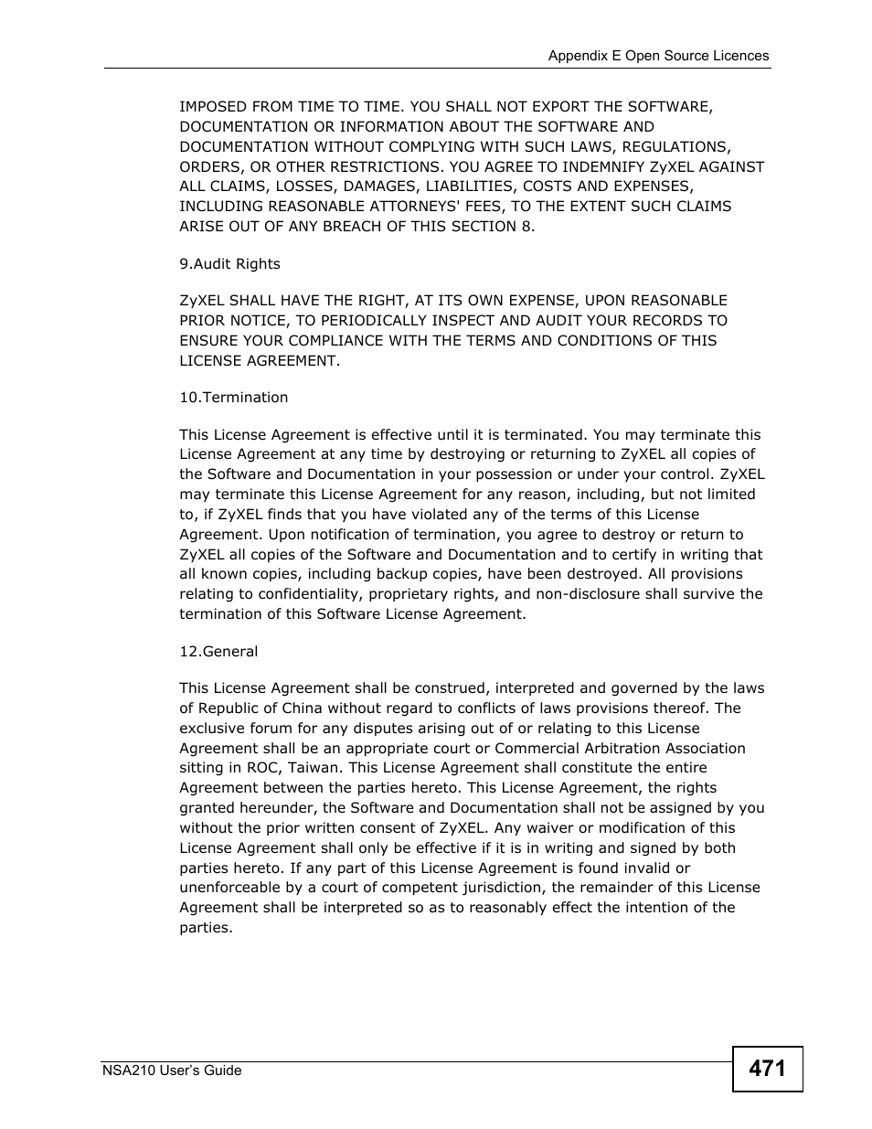 ZyXEL Communications NSA210 User Manual | Page 471 / 482