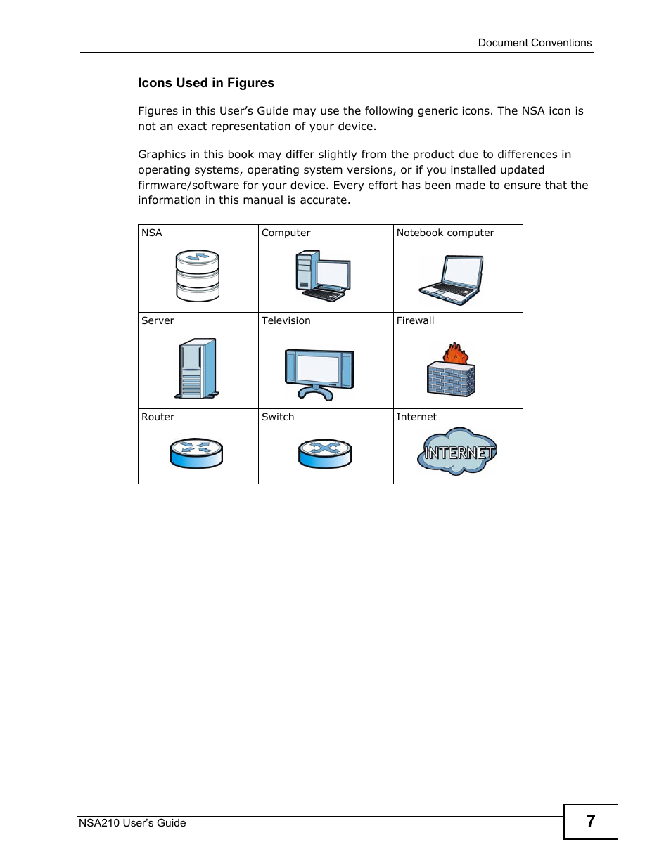 ZyXEL Communications NSA210 User Manual | Page 7 / 482