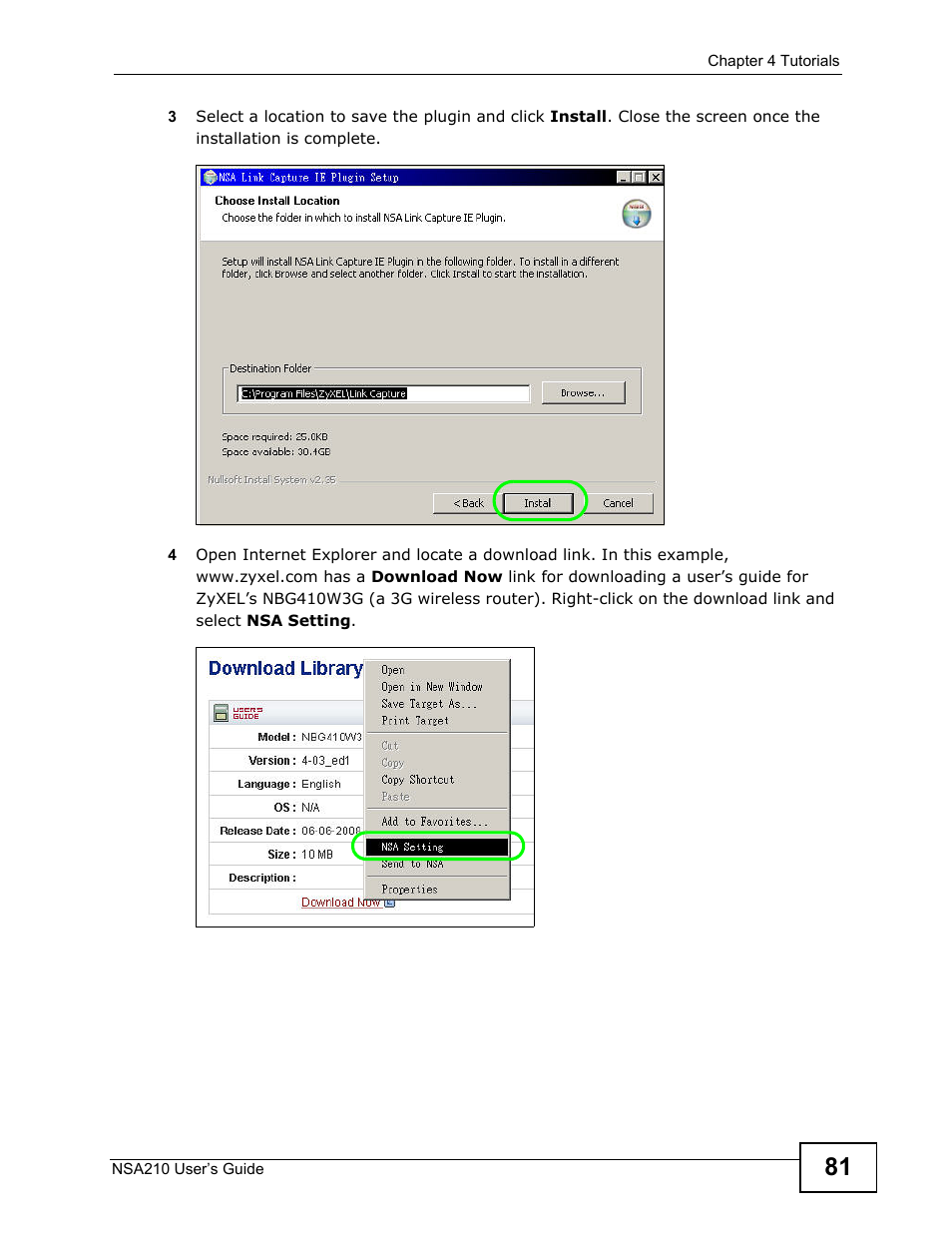 ZyXEL Communications NSA210 User Manual | Page 81 / 482