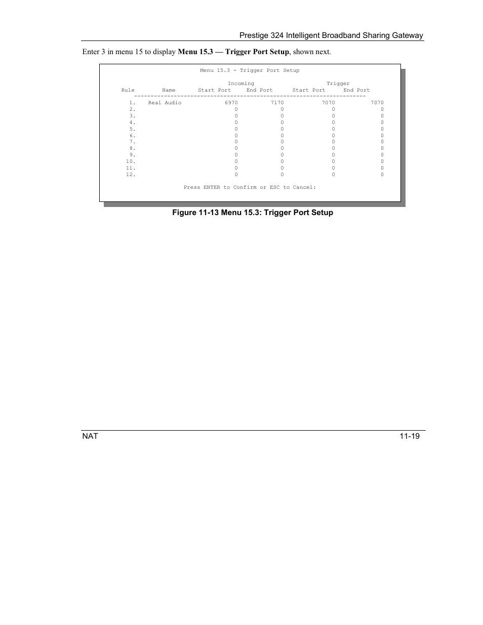 ZyXEL Communications Intelligent Broadband Sharing Gateway P-324 User Manual | Page 134 / 285