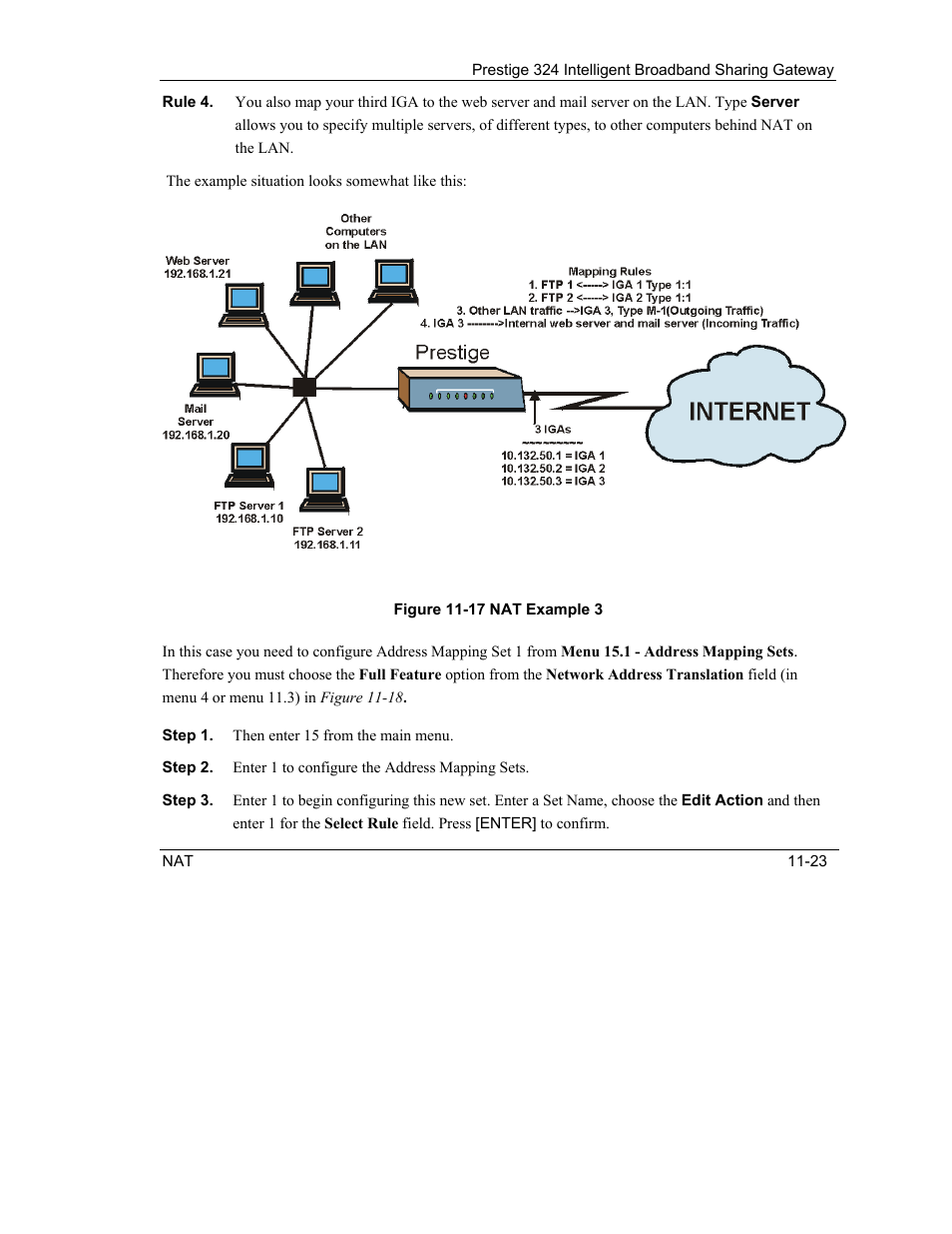 ZyXEL Communications Intelligent Broadband Sharing Gateway P-324 User Manual | Page 138 / 285