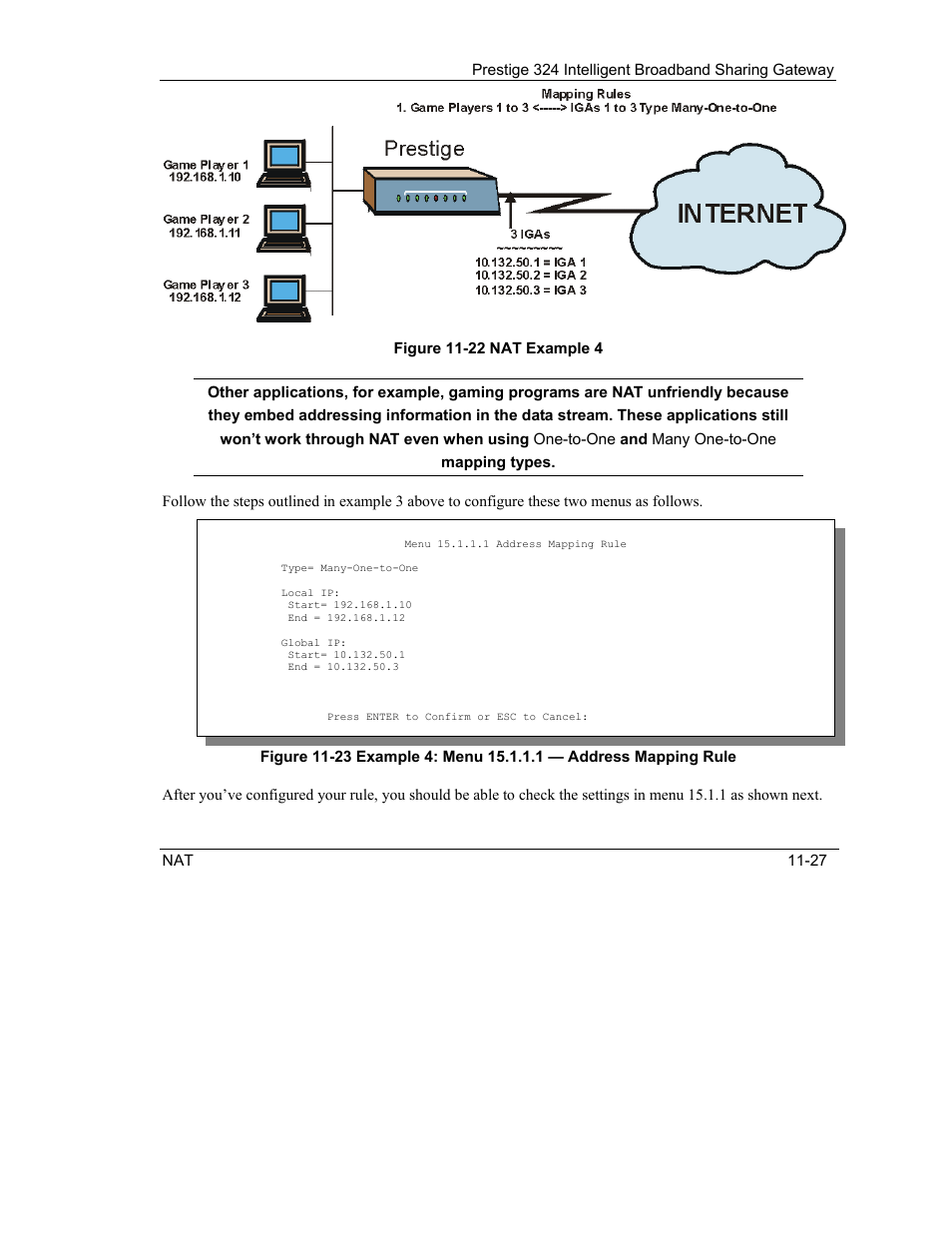 ZyXEL Communications Intelligent Broadband Sharing Gateway P-324 User Manual | Page 142 / 285