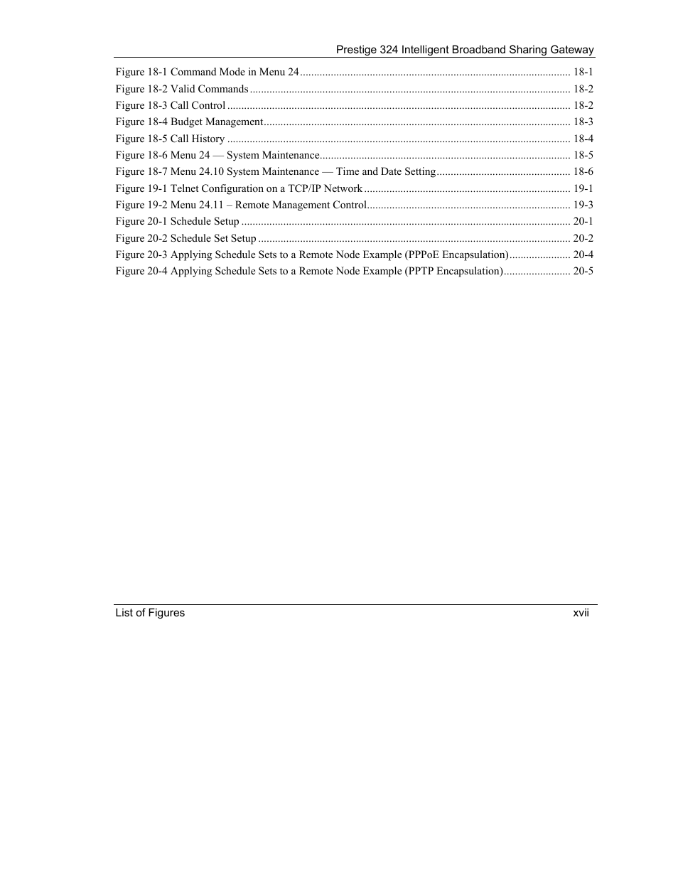 ZyXEL Communications Intelligent Broadband Sharing Gateway P-324 User Manual | Page 17 / 285
