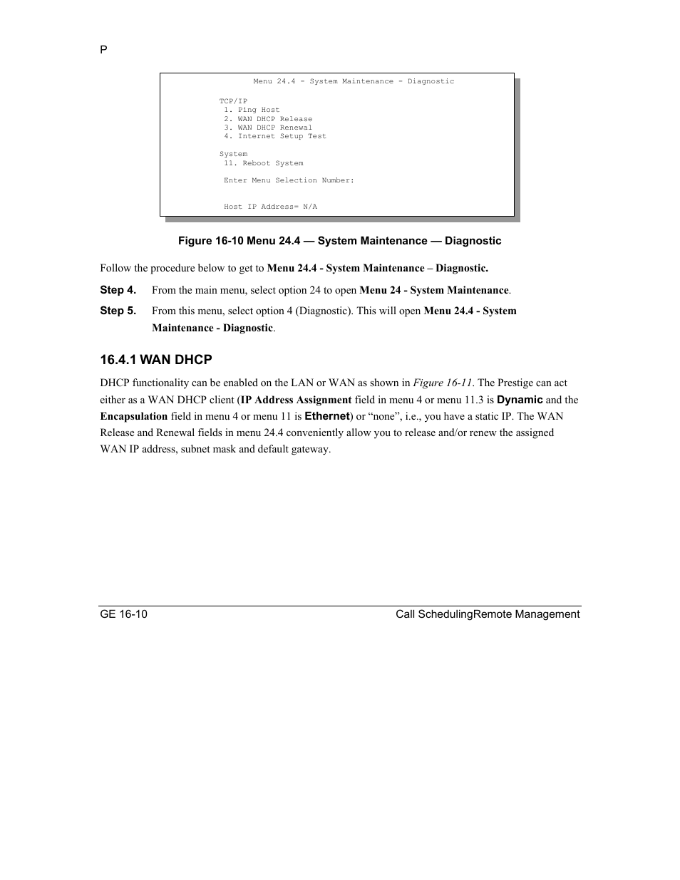 1 wan dhcp | ZyXEL Communications Intelligent Broadband Sharing Gateway P-324 User Manual | Page 200 / 285