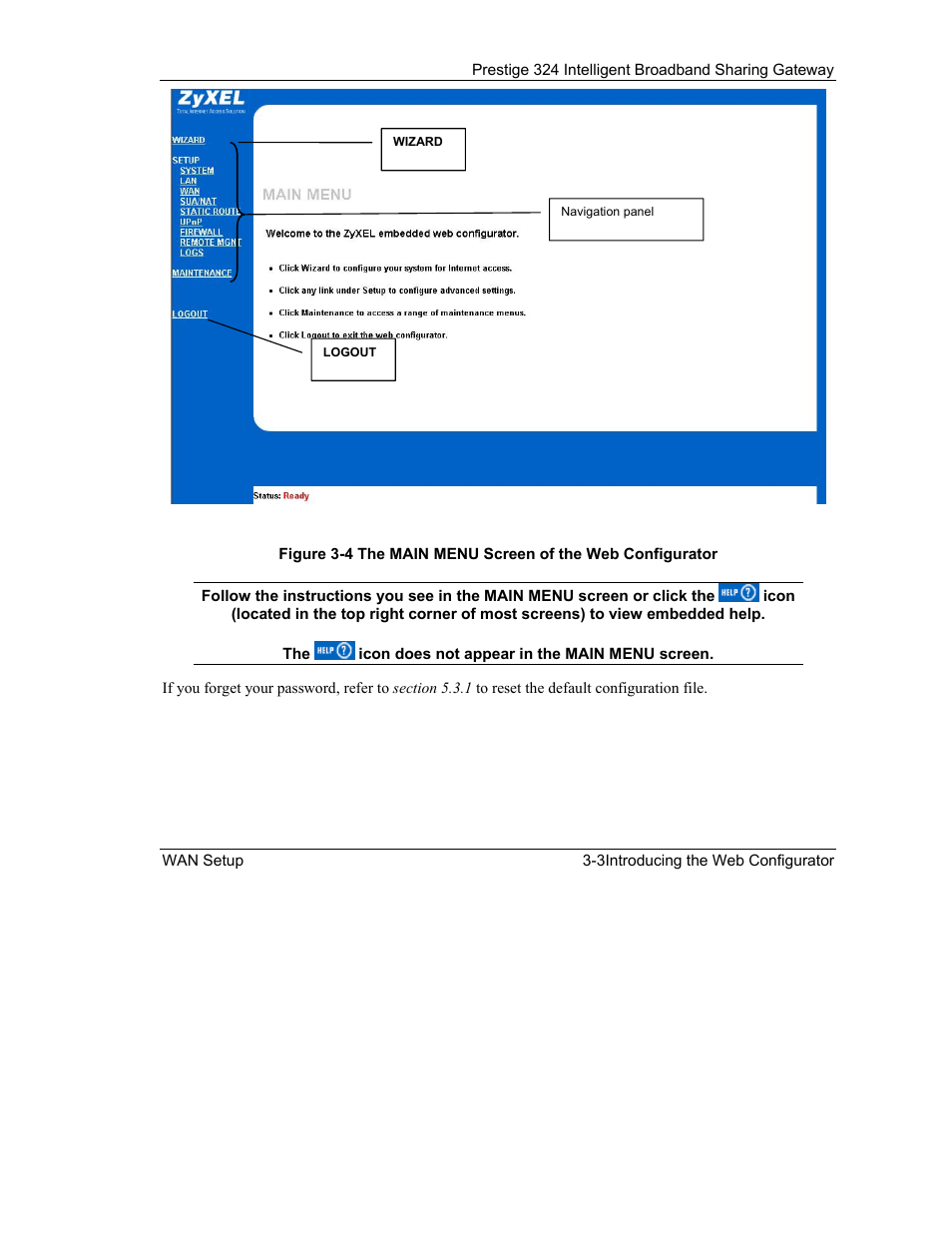 ZyXEL Communications Intelligent Broadband Sharing Gateway P-324 User Manual | Page 42 / 285