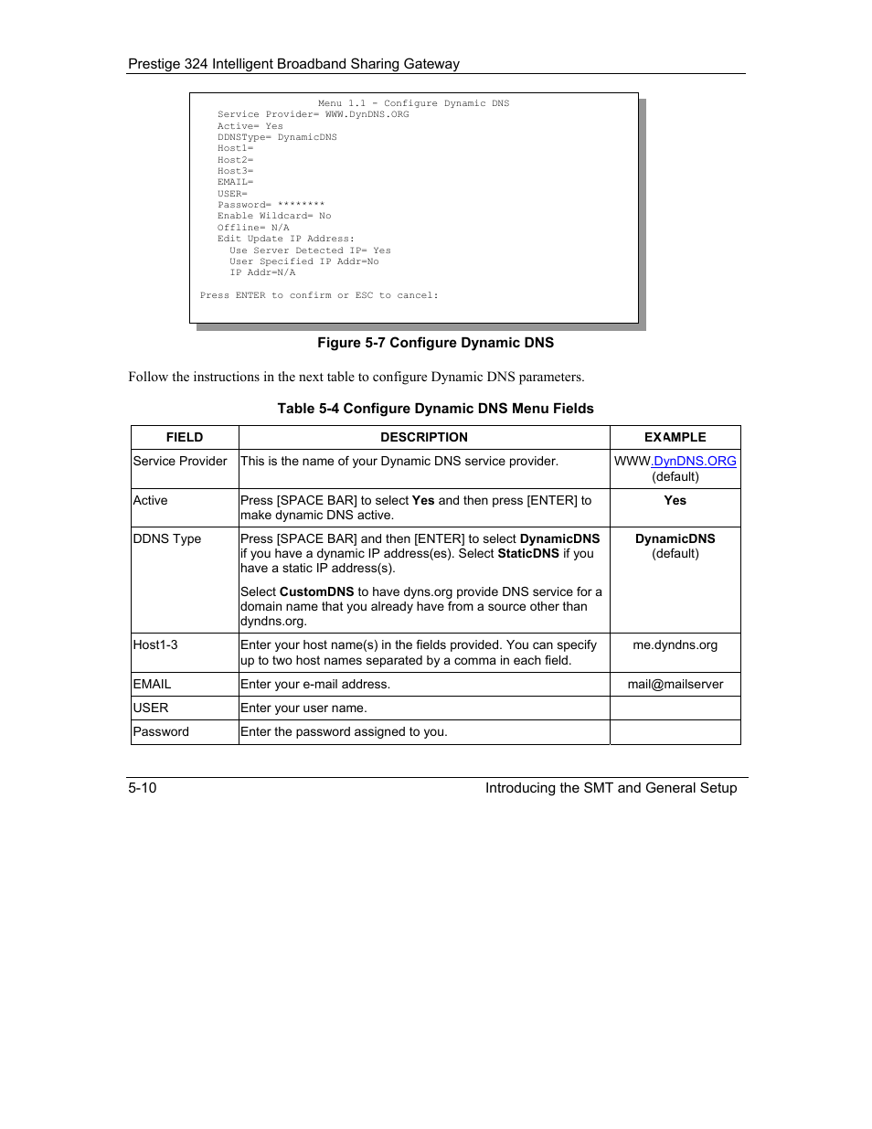ZyXEL Communications Intelligent Broadband Sharing Gateway P-324 User Manual | Page 65 / 285
