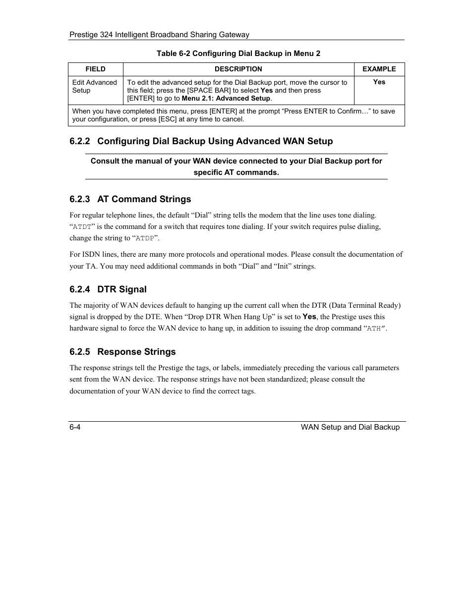 ZyXEL Communications Intelligent Broadband Sharing Gateway P-324 User Manual | Page 71 / 285