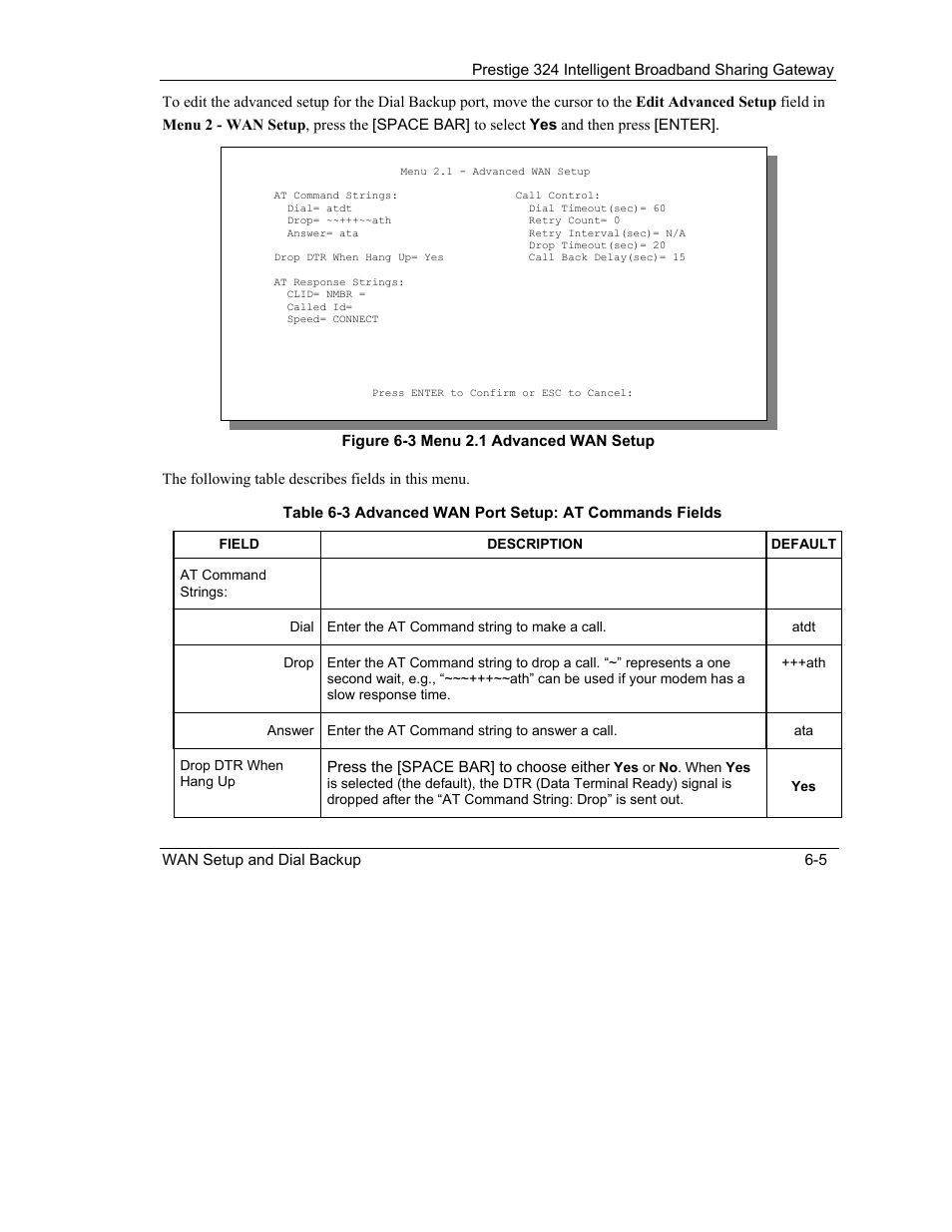 ZyXEL Communications Intelligent Broadband Sharing Gateway P-324 User Manual | Page 72 / 285
