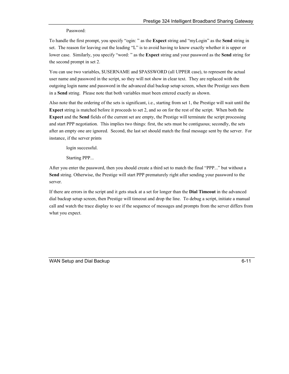 ZyXEL Communications Intelligent Broadband Sharing Gateway P-324 User Manual | Page 78 / 285