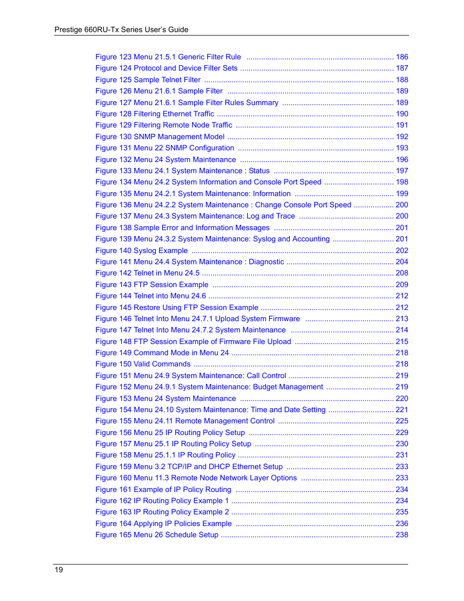 ZyXEL Communications ADSL2+ Ethernet/USB Gateway 660RU-Tx Series User Manual | Page 20 / 286
