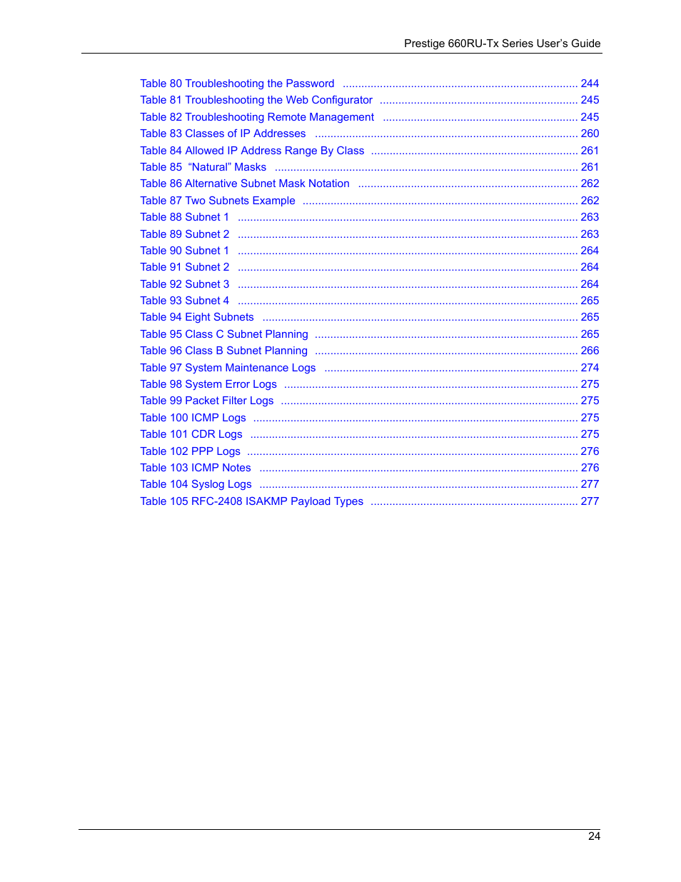 ZyXEL Communications ADSL2+ Ethernet/USB Gateway 660RU-Tx Series User Manual | Page 25 / 286