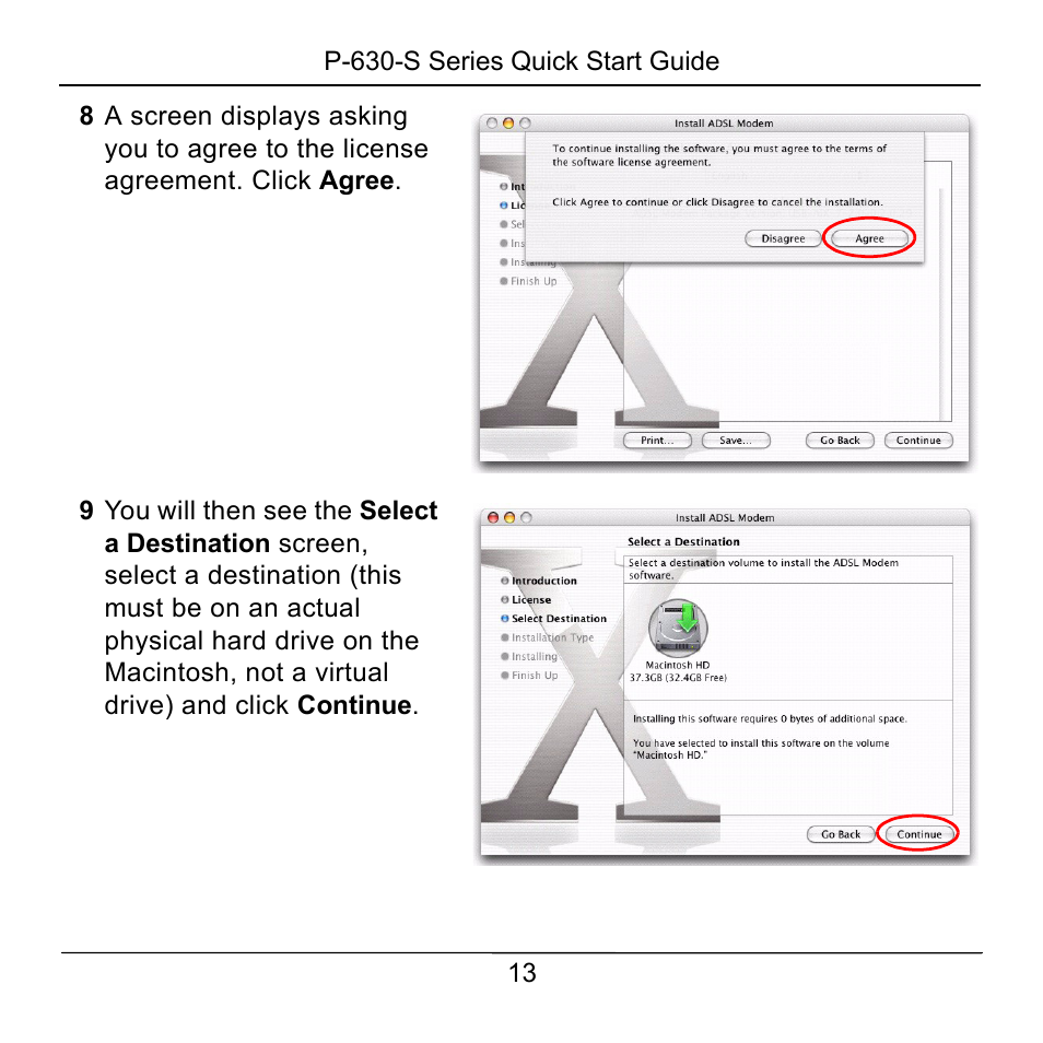 ZyXEL Communications P-630-S User Manual | Page 13 / 32