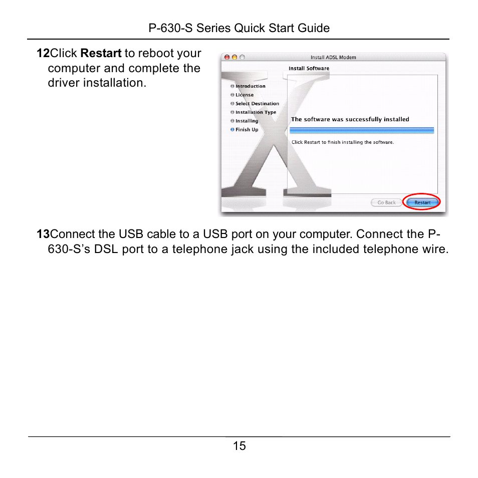 ZyXEL Communications P-630-S User Manual | Page 15 / 32