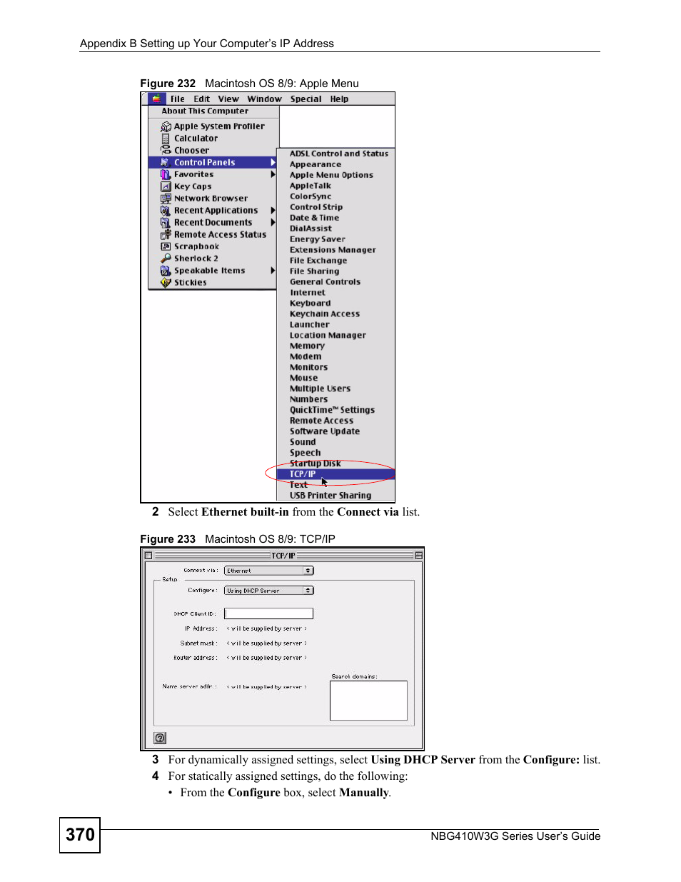 ZyXEL Communications NBG410W3G User Manual | Page 370 / 430