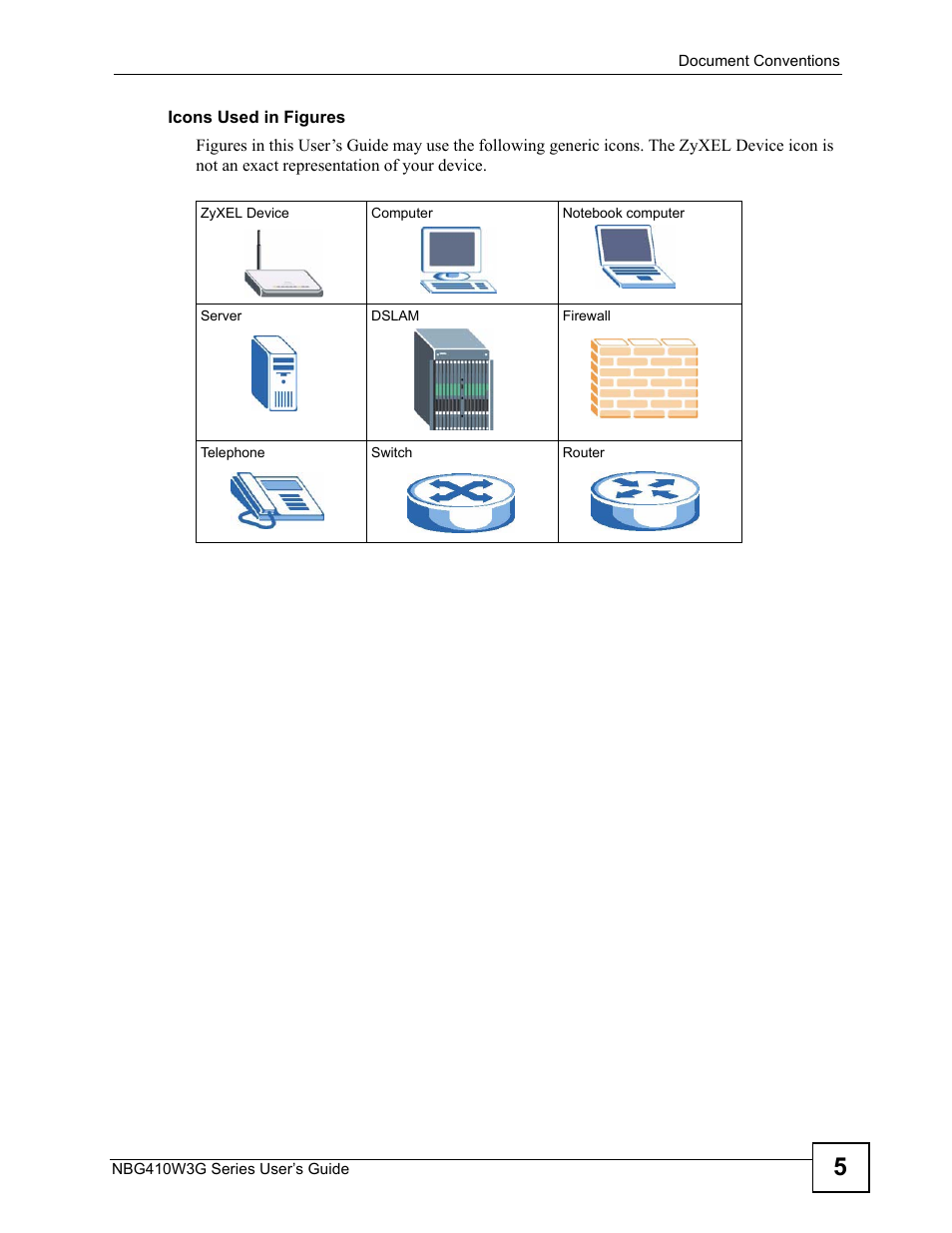 ZyXEL Communications NBG410W3G User Manual | Page 5 / 430