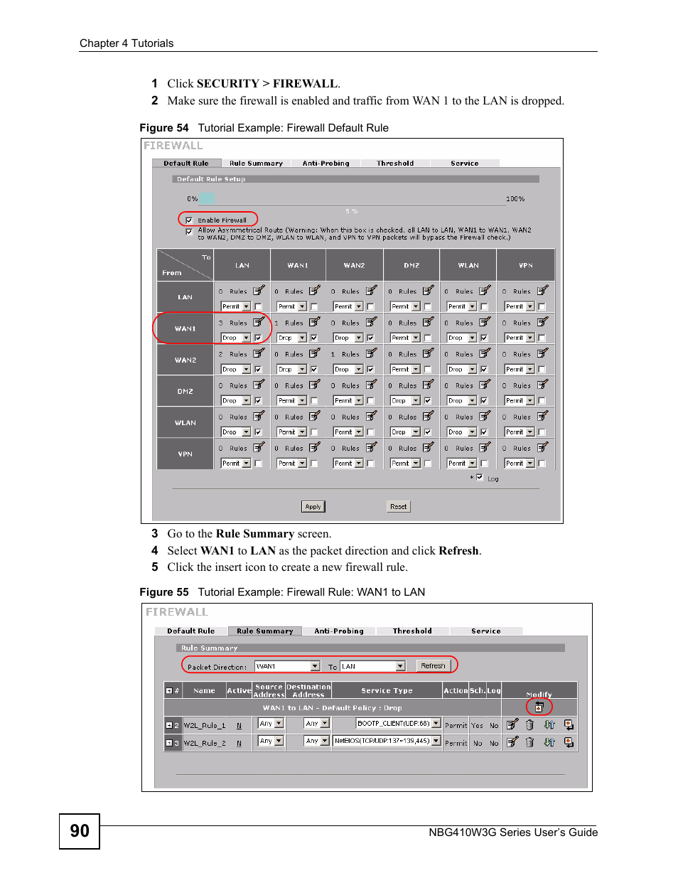 ZyXEL Communications NBG410W3G User Manual | Page 90 / 430