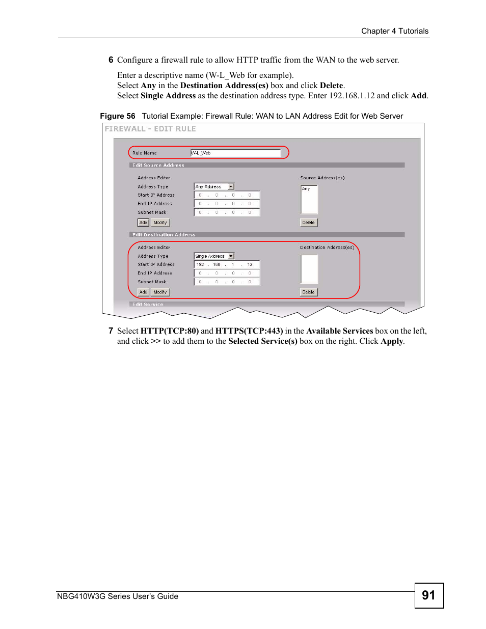 ZyXEL Communications NBG410W3G User Manual | Page 91 / 430