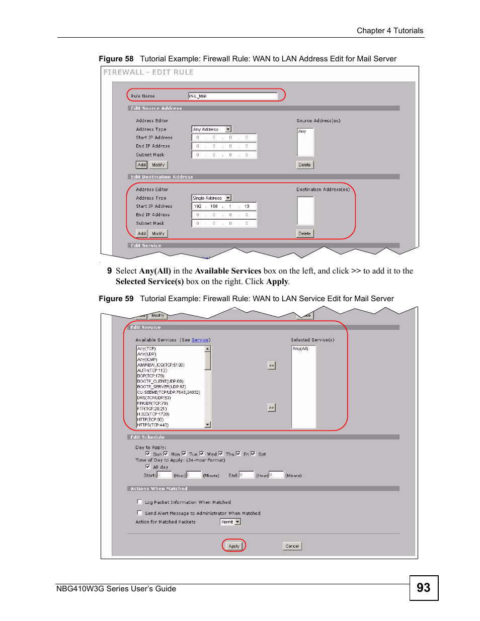 ZyXEL Communications NBG410W3G User Manual | Page 93 / 430