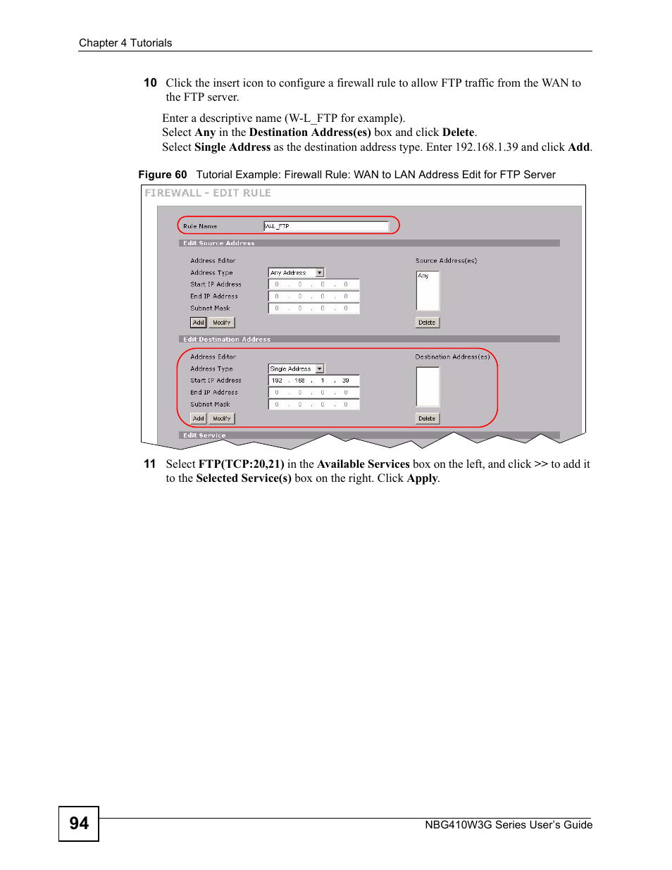 ZyXEL Communications NBG410W3G User Manual | Page 94 / 430