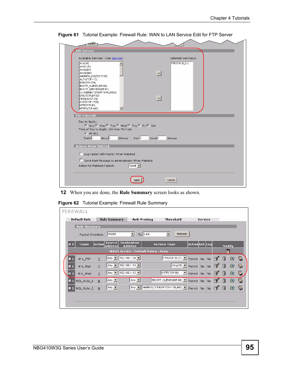 ZyXEL Communications NBG410W3G User Manual | Page 95 / 430