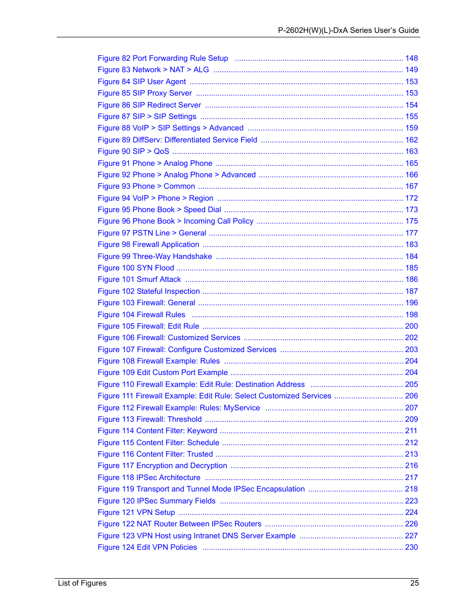 ZyXEL Communications P-2602HW(L) Series User Manual | Page 25 / 427