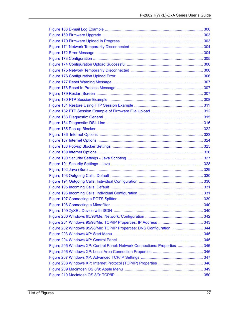 ZyXEL Communications P-2602HW(L) Series User Manual | Page 27 / 427