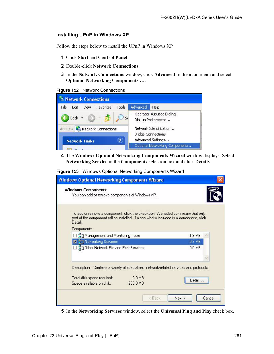 ZyXEL Communications P-2602HW(L) Series User Manual | Page 281 / 427
