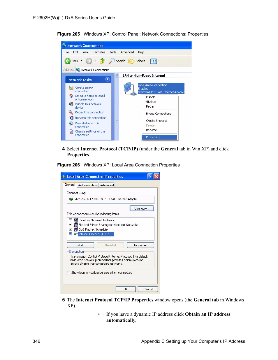 ZyXEL Communications P-2602HW(L) Series User Manual | Page 346 / 427