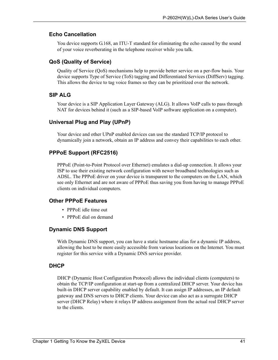 ZyXEL Communications P-2602HW(L) Series User Manual | Page 41 / 427
