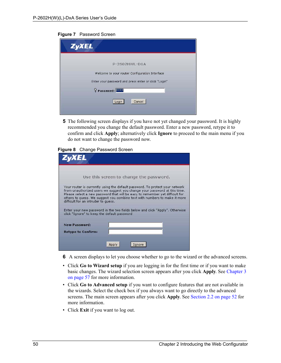 ZyXEL Communications P-2602HW(L) Series User Manual | Page 50 / 427