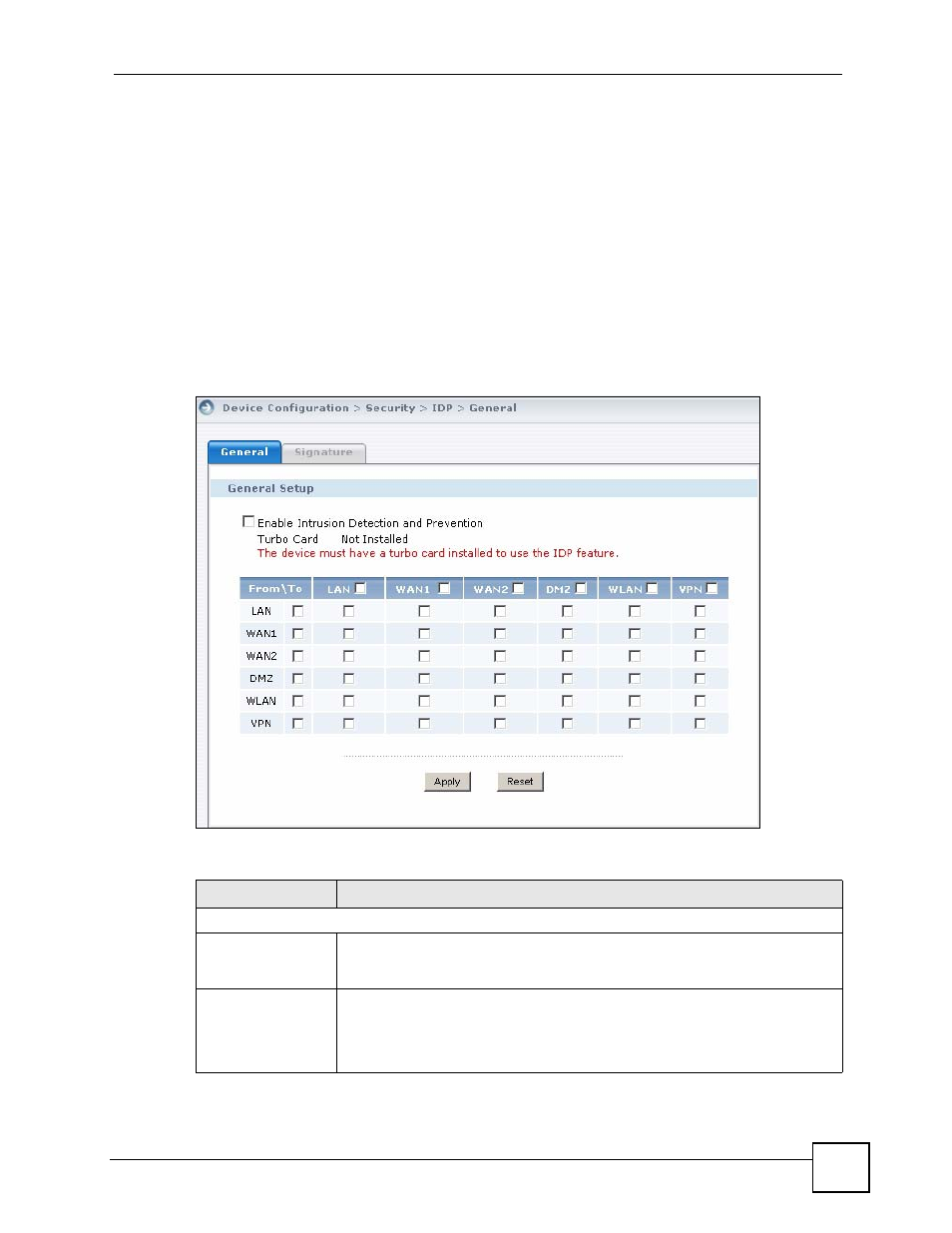 7 idp, 8 general setup | ZyXEL Communications Centralized Network Management Vantage CNM User Manual | Page 151 / 430