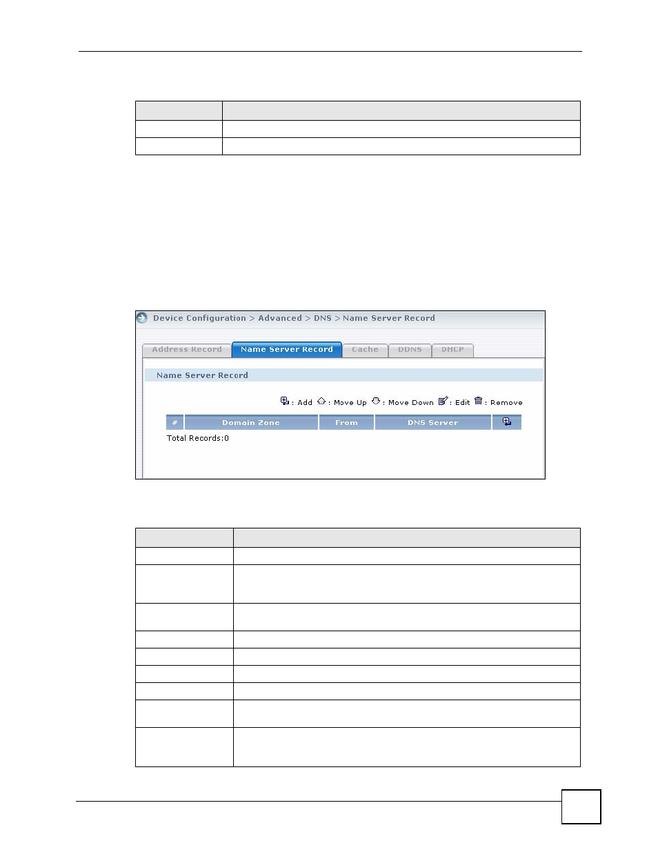 9 name server record | ZyXEL Communications Centralized Network Management Vantage CNM User Manual | Page 197 / 430