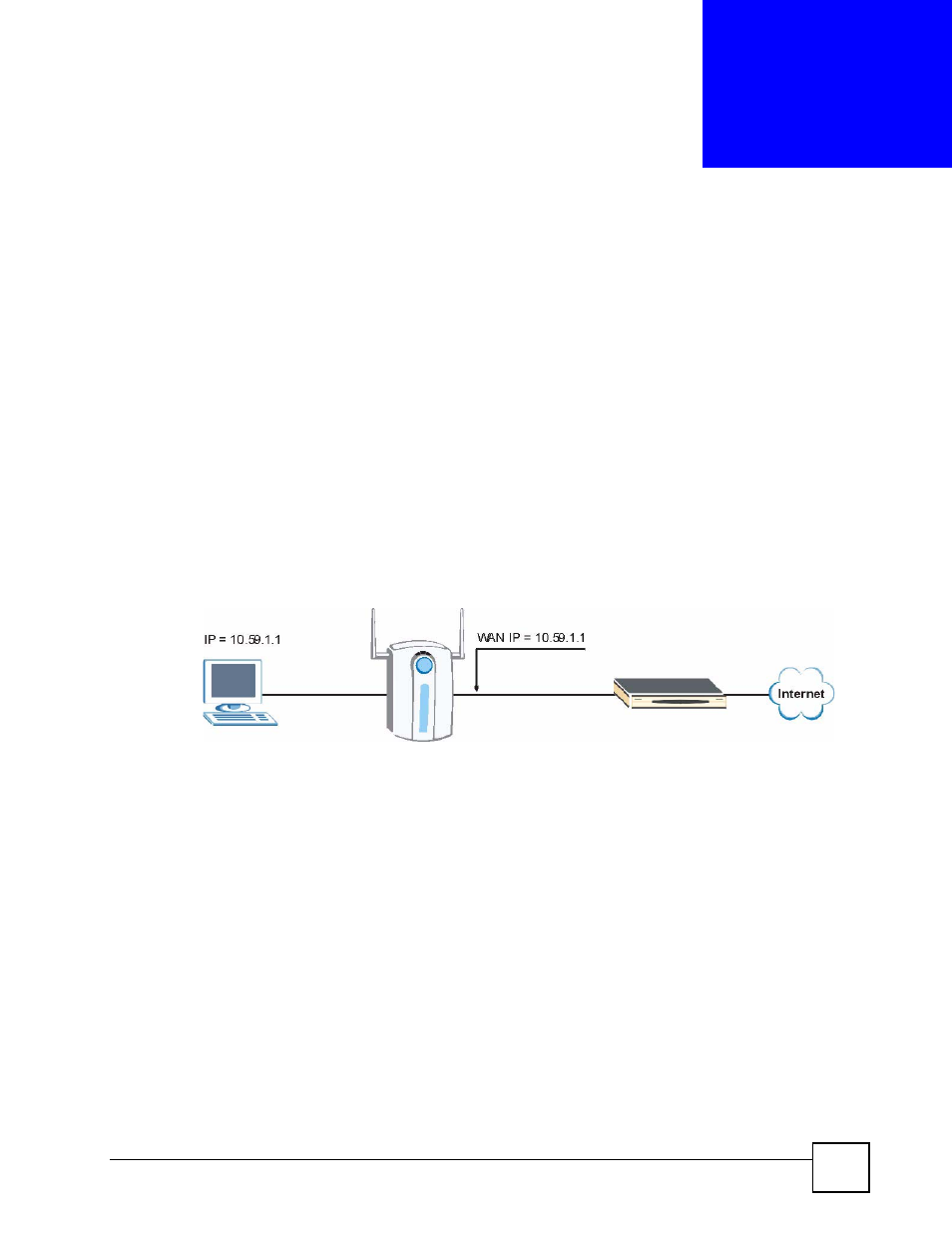 Ip address assignment conflicts, Appendix e ip address assignment conflicts, Figure 226 ip address conflicts: case a | Ip address assignment conflicts (375) | ZyXEL Communications Centralized Network Management Vantage CNM User Manual | Page 375 / 430