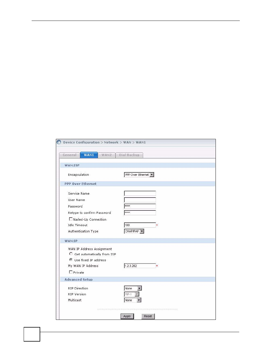 Zywall with two wan ports) | ZyXEL Communications Centralized Network Management Vantage CNM User Manual | Page 80 / 430