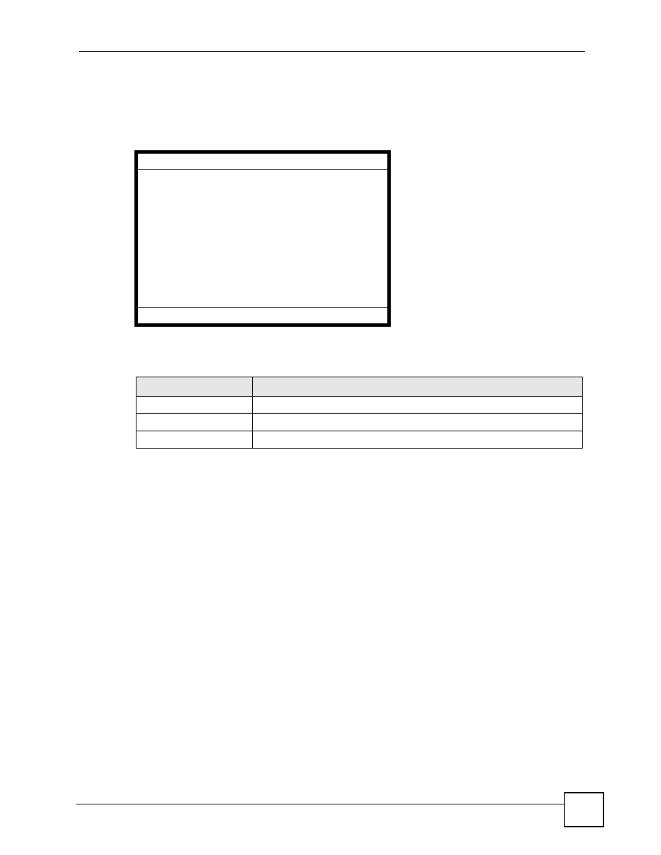 1 the logo setting - edit screen, Figure 51 lcd menu: logo setting - edit, Table 30 lcd menu: logo setting - edit | ZyXEL Communications V501-T1 User Manual | Page 101 / 294