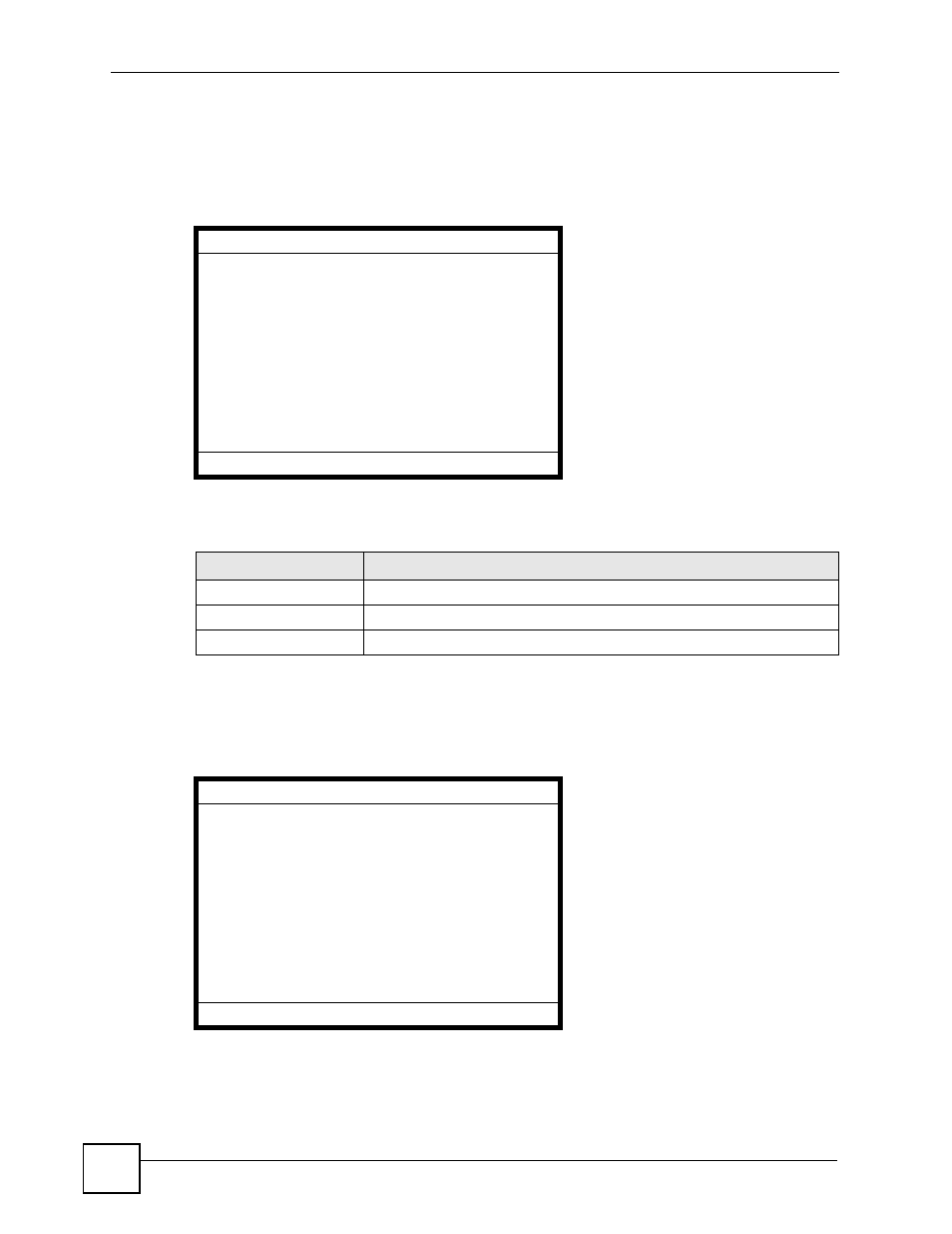 Figure 55 lcd menu: pppoe username, Figure 56 lcd menu: pppoe username - edit, Table 33 lcd menu: pppoe username | ZyXEL Communications V501-T1 User Manual | Page 106 / 294