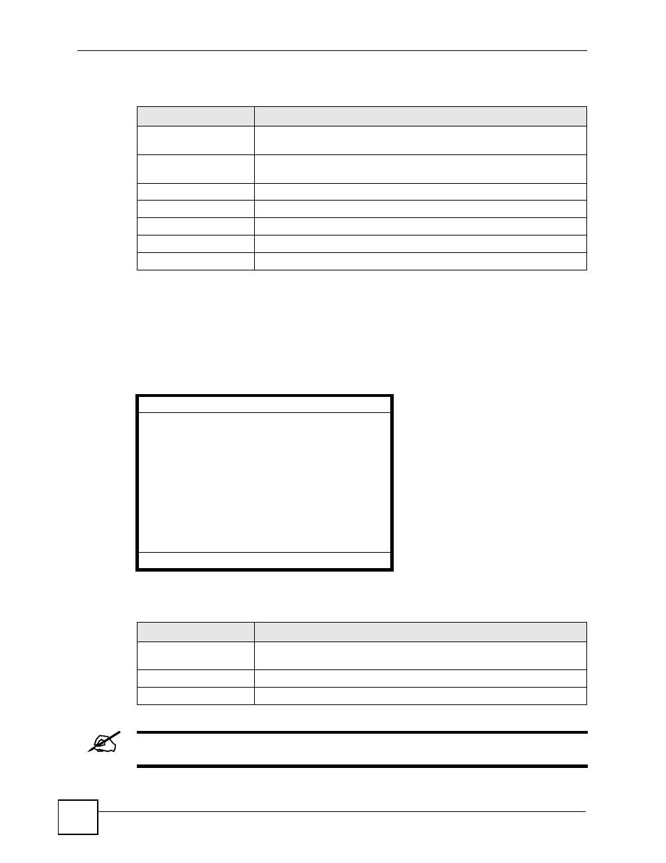 7 sip register port, Figure 81 lcd menu: sip register port, Table 59 lcd menu: sip register port | ZyXEL Communications V501-T1 User Manual | Page 126 / 294