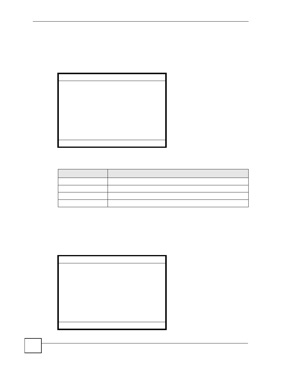 Figure 93 lcd menu: stun, Figure 94 lcd menu: stun server address, Table 69 lcd menu: stun | ZyXEL Communications V501-T1 User Manual | Page 136 / 294